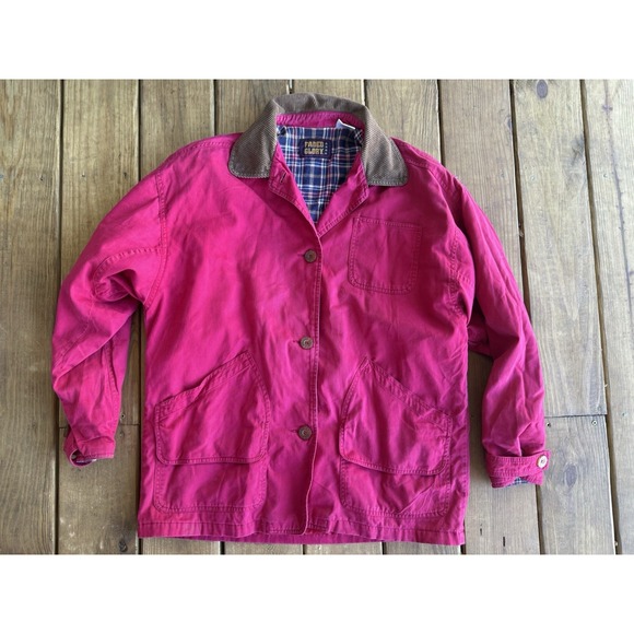 Faded Glory Jackets & Blazers - Vintage Faded Glory Chore Coat Womens Small Button Up Farm House Grunge 90s Y2K